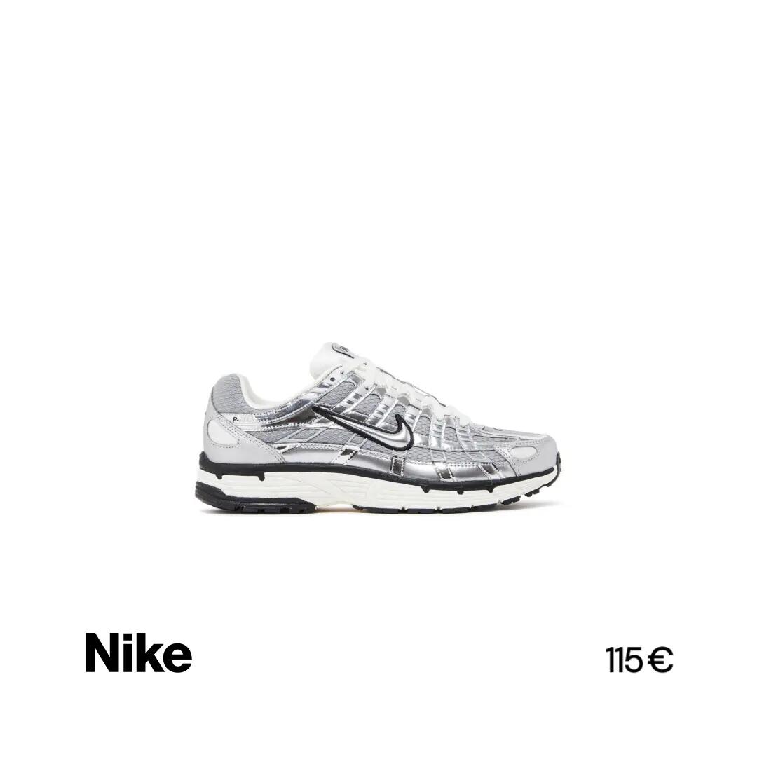 Nike P-6000 Metallic Silver - Fluffy Laces 7/7