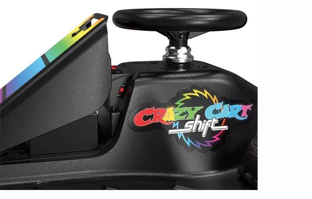 Razor Crazy Cart Shift Lightshow Lithium Kids Electric Ride-On 8/10