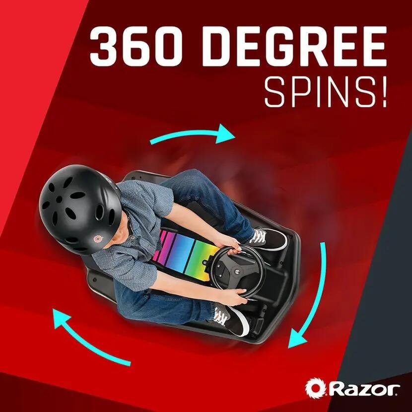Razor Crazy Cart Shift Lightshow Lithium Kids Electric Ride-On 7/10
