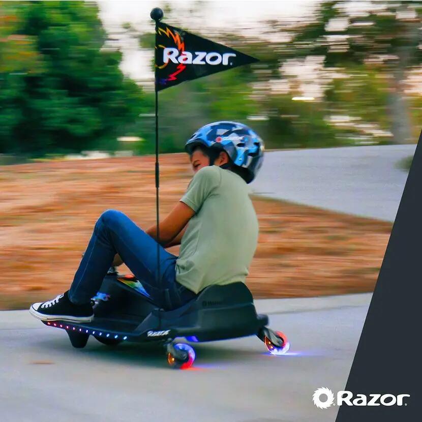 Razor Crazy Cart Shift Lightshow Lithium Kids Electric Ride-On 3/10