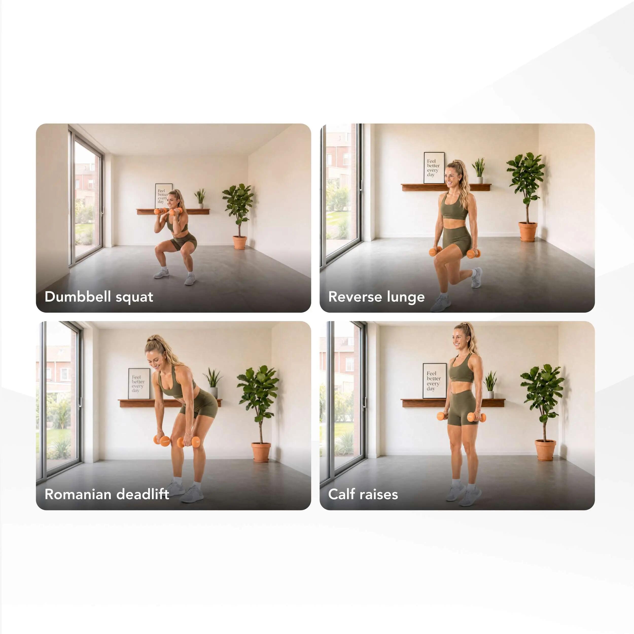 2er Set Kurzhantelset - Fitnessset - bunte Kurzhanteln mit Neopren 3/4