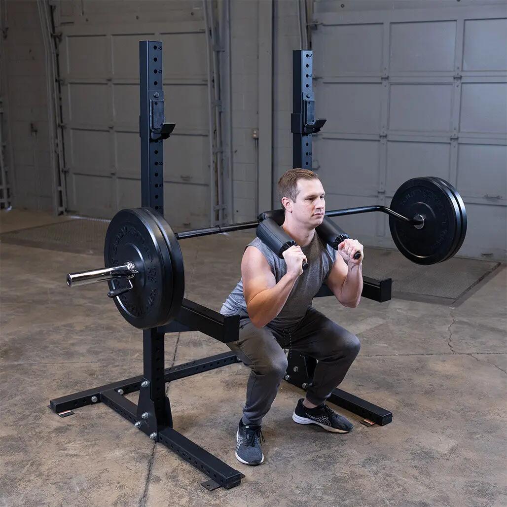Body-Solid Safety Squat Bar - OBSS50B 4/5