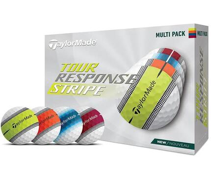 Boite de 12 Balles de Golf TaylorMade Tour Response Stripe