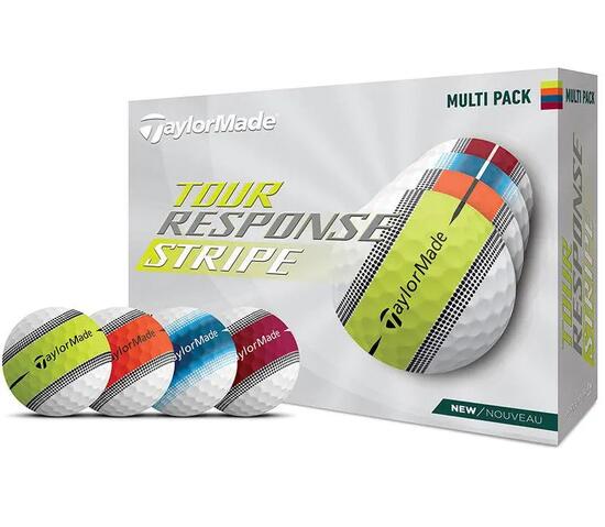 Boite de 12 Balles de Golf TaylorMade Tour Response Stripe