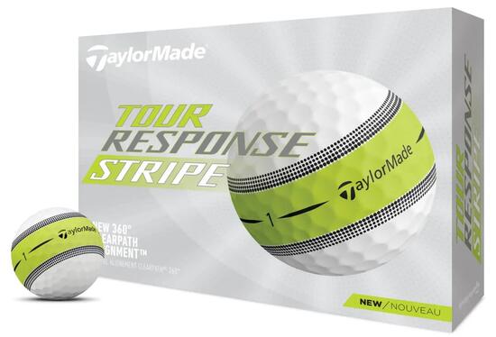 Boite de 12 Balles de Golf TaylorMade Tour Response Stripe