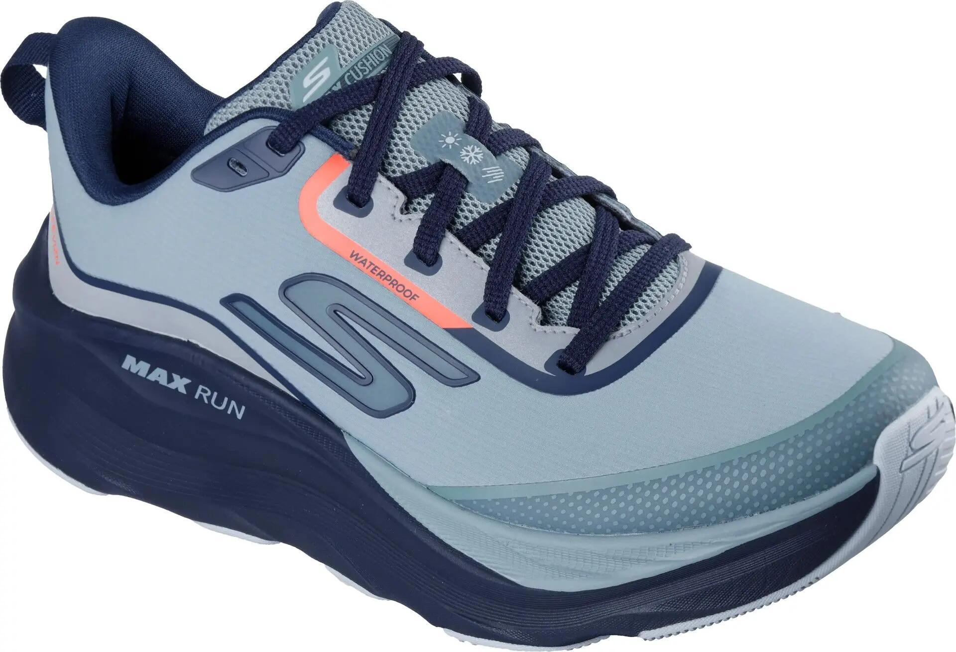 Zapatillas Skechers Hombre Max Run - Vorteza Gris Pizarra 5/5