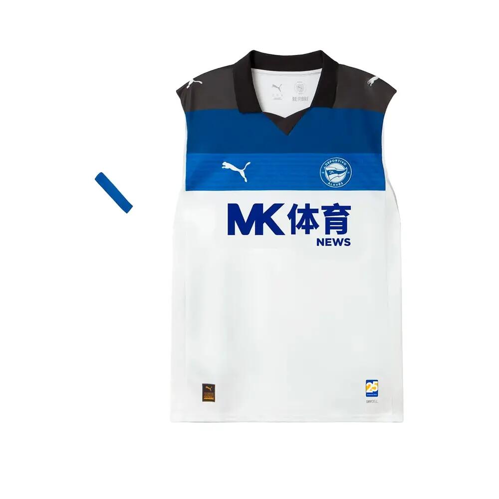 T-shirt PUMA Deportivo Alavés 25/26 extérieur Unisexe Wit 1/2