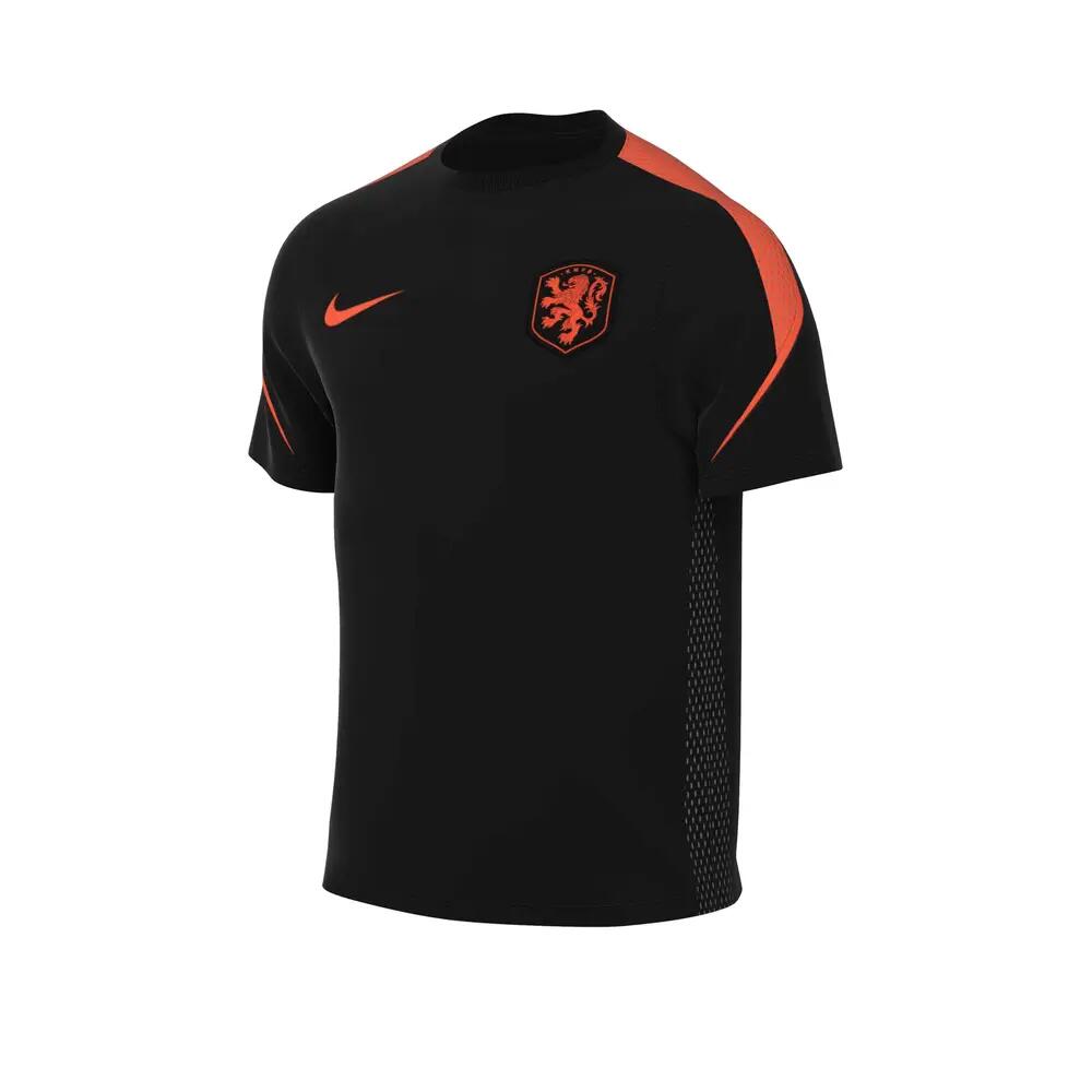 Nike Strike Dri-FIT Football Shirt Black/Orange 3/4