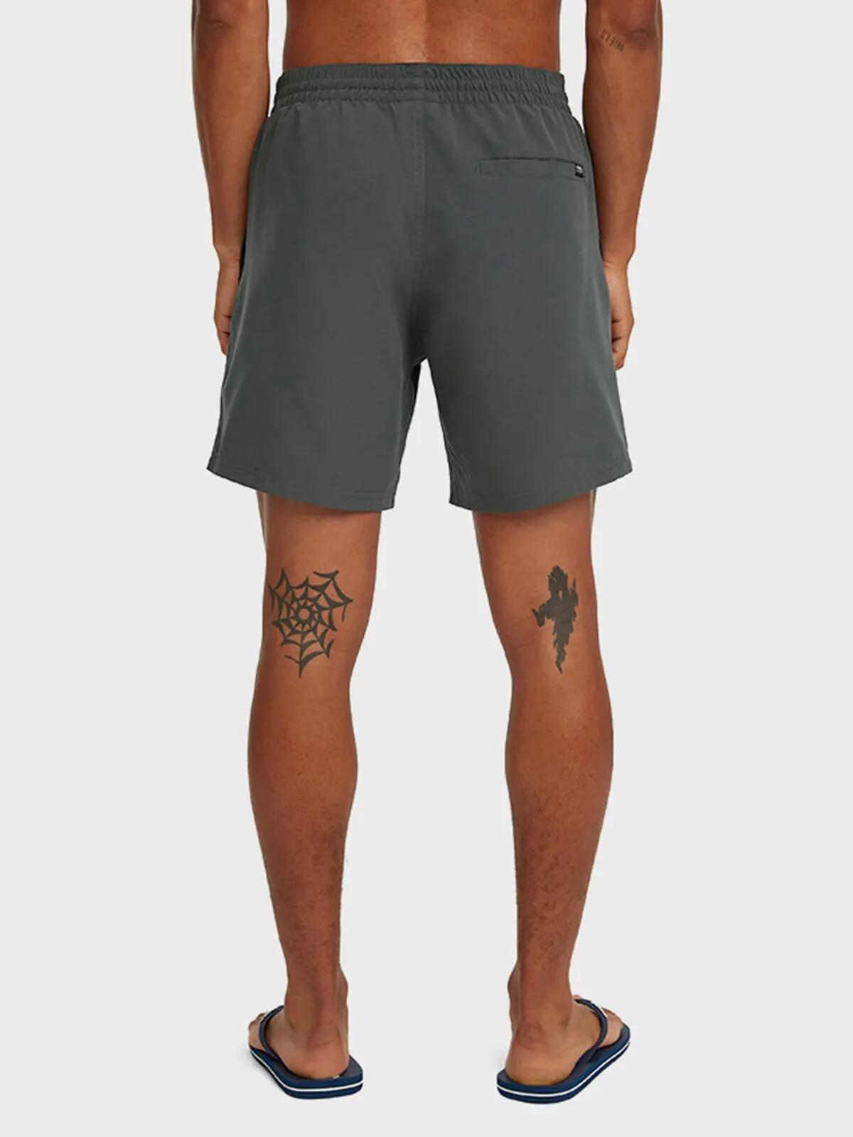 Heren Zwemshort Cali Logo Grijs 4/6