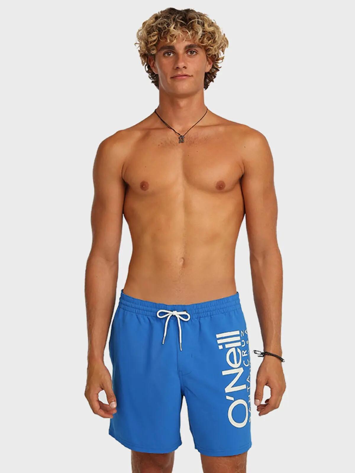 Short de Bain Homme Cali Logo Bleu II 2/5