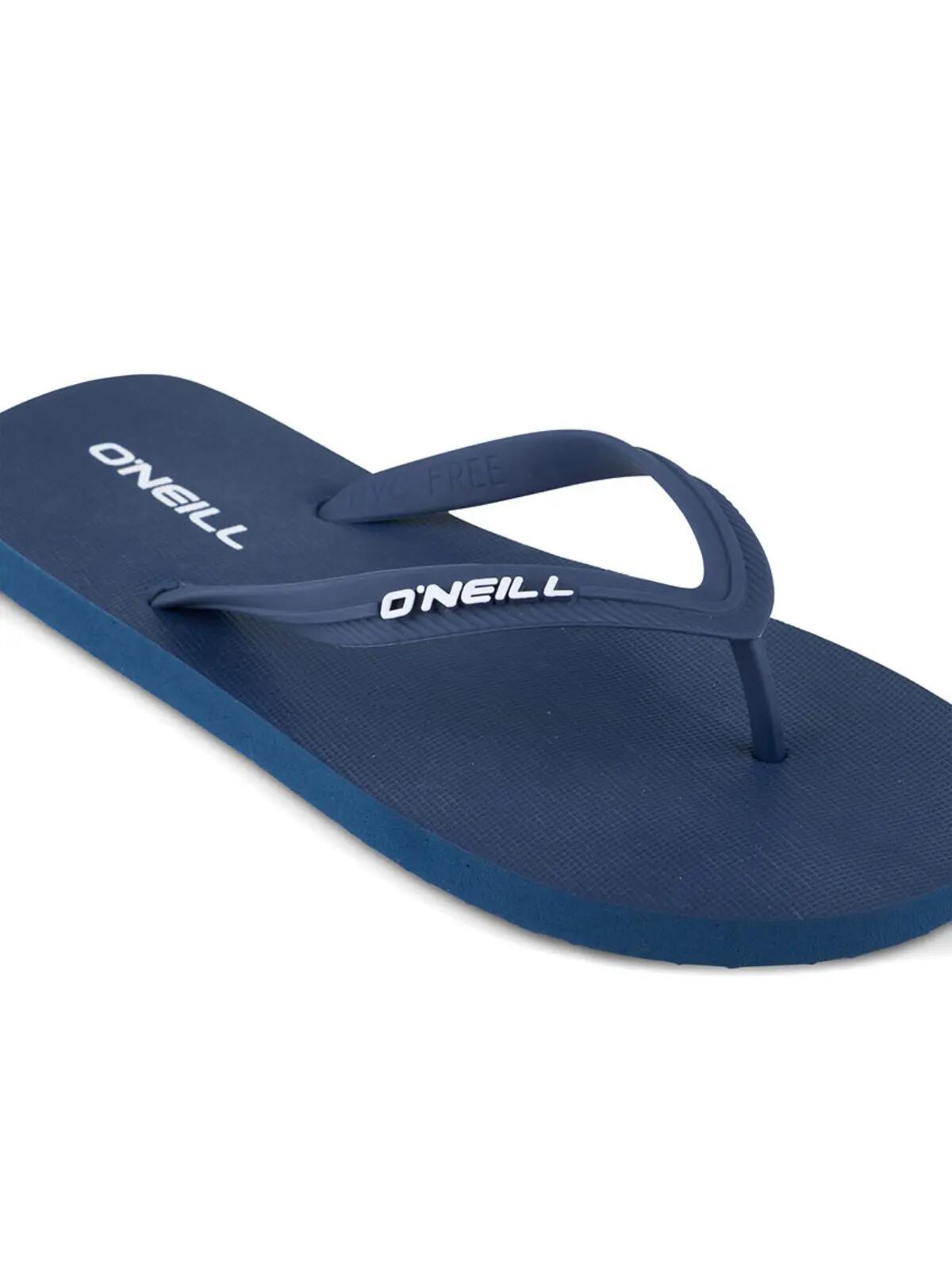 Tongs Homme Profile Small Logo Bleu 3/4