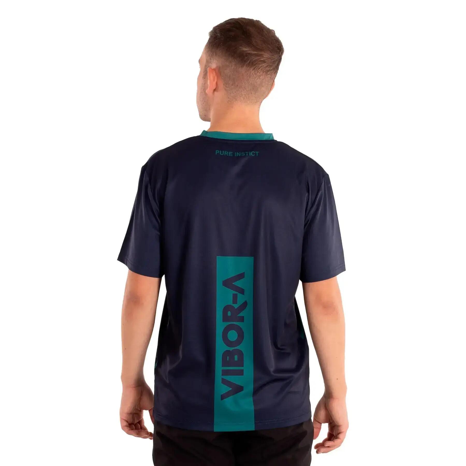 T-shirt Vibor-een Yarara Radicale Azul Petróleo 2/3