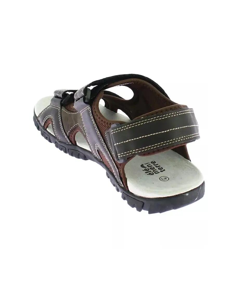Sandale de Marche Homme Elementerre "AKKA" 44 Marron 5/6