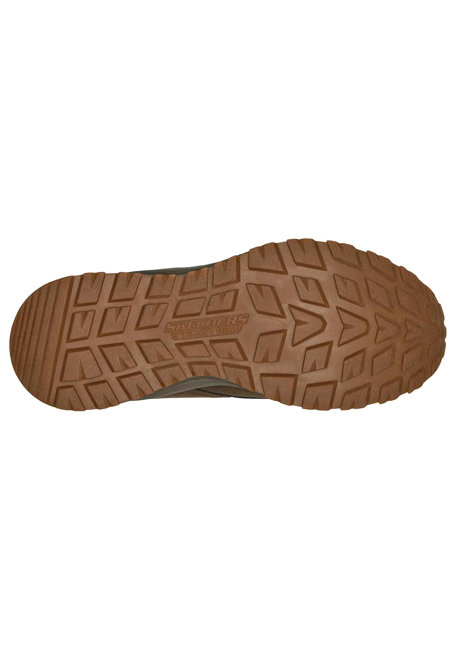 Men's Skechers Slip-ins relaxed fit Brown sneakers. 3/5
