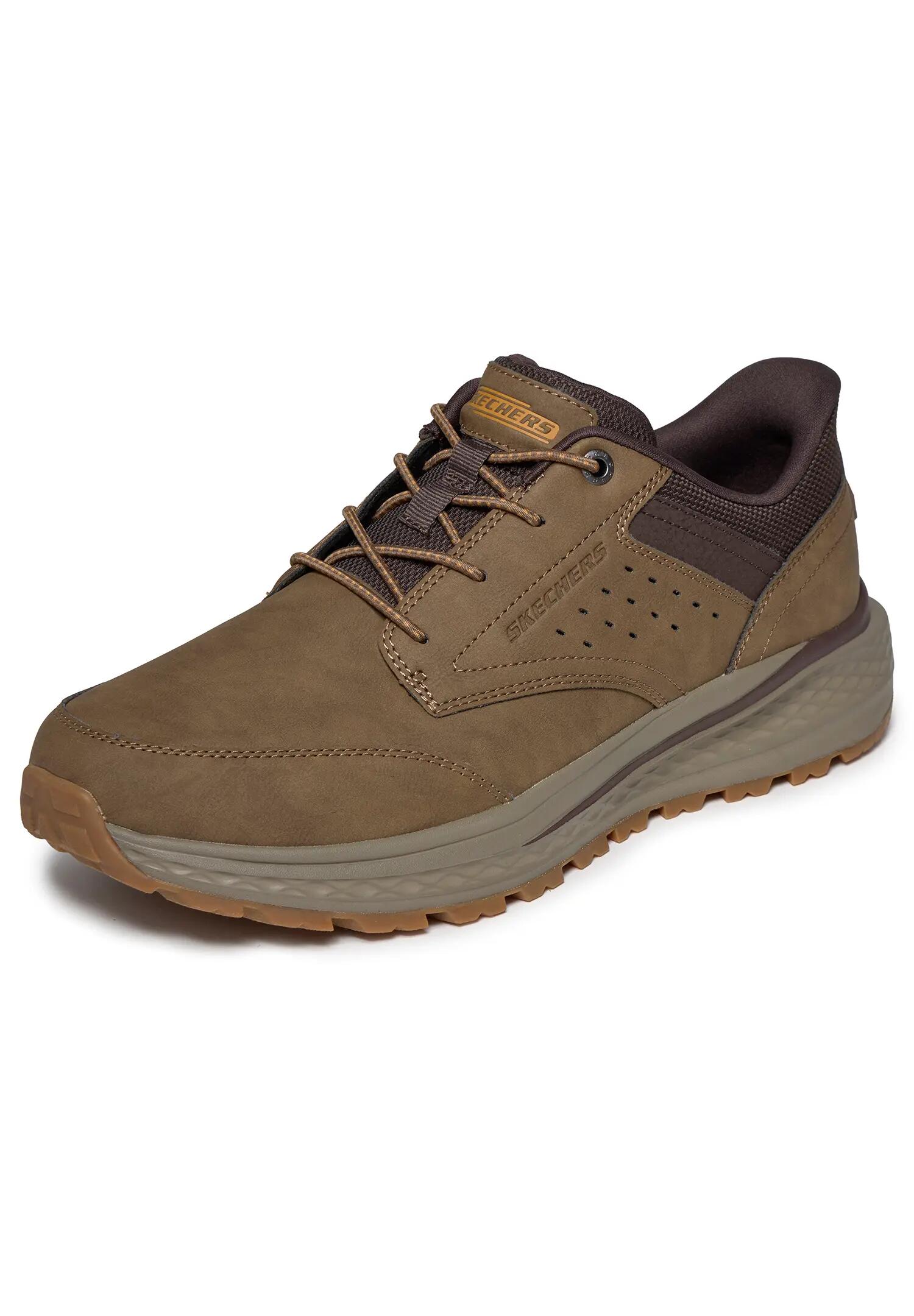 Men's Skechers Slip-ins relaxed fit Brown sneakers. 2/5