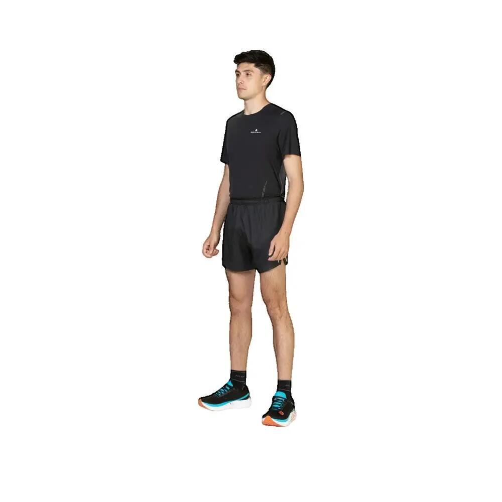 Pantalón corto - Running - Hombre - 5 pulgadas, transpirable - Tech Race - Negro 7/7