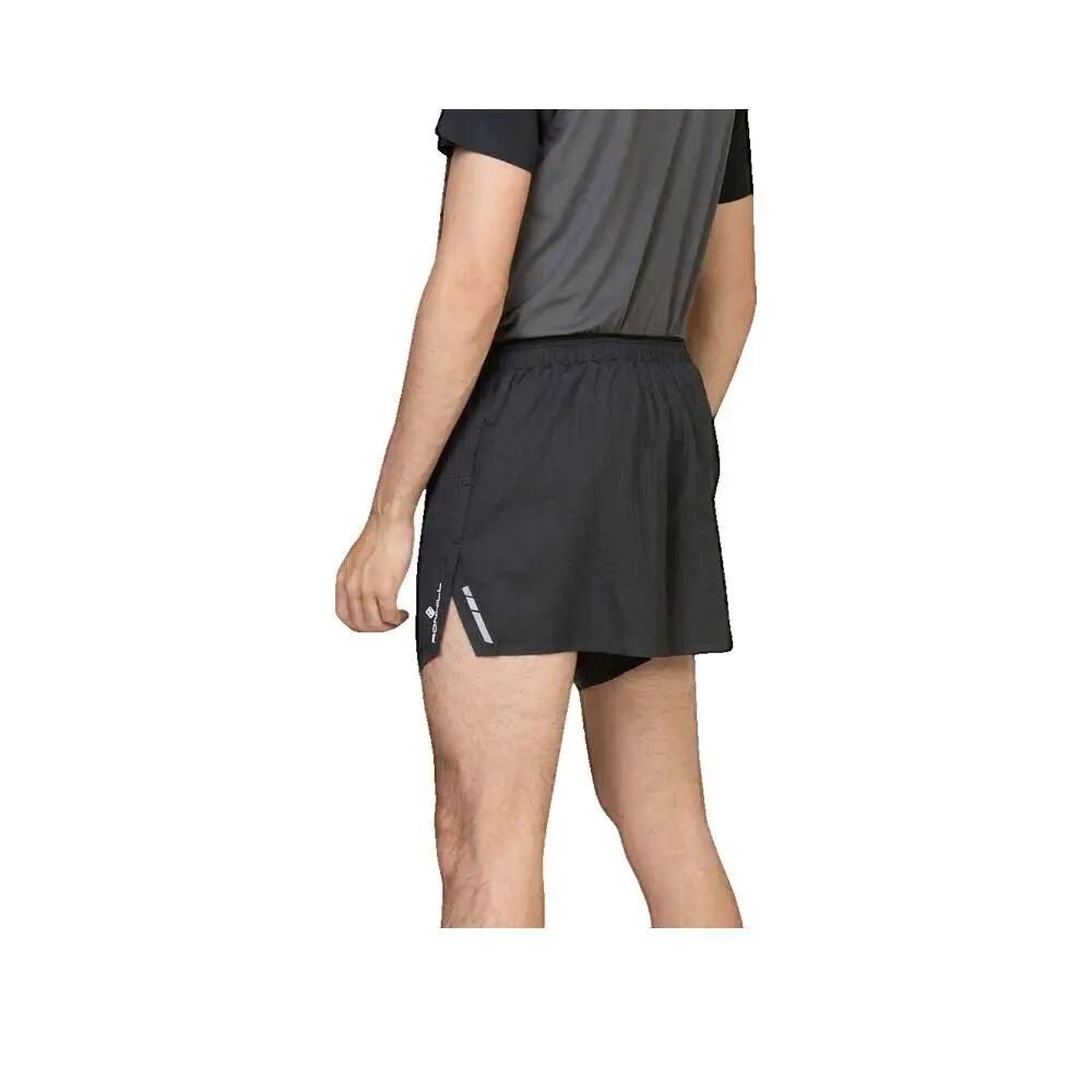 Pantalón corto - Running - Hombre - 5 pulgadas, transpirable - Tech Race - Negro 2/7