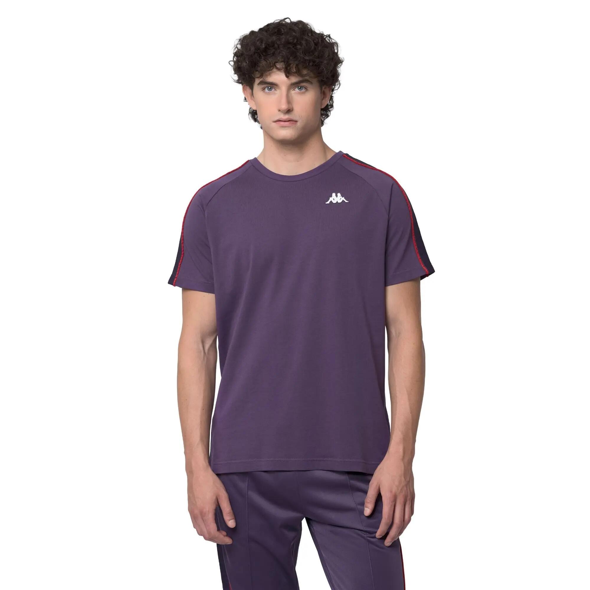 T-shirt pour homme violet pour streetwear sportif 4/5
