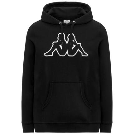 Sweat-shirt à capuche pour homme noir pour sportif