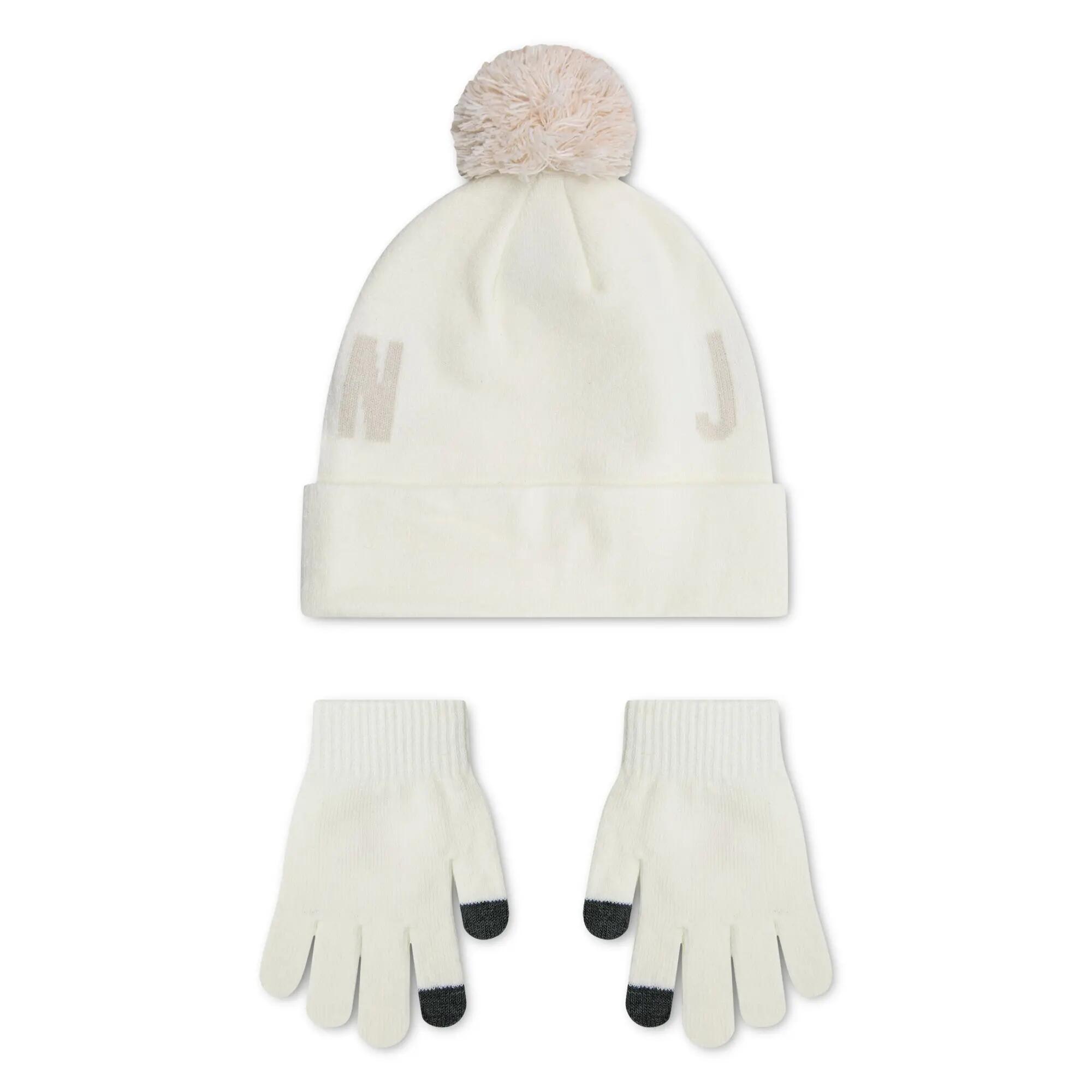 Căciulă Jordan Jan Jordan Hbr Set De Căciulă Cu Pompon Copii 2/4