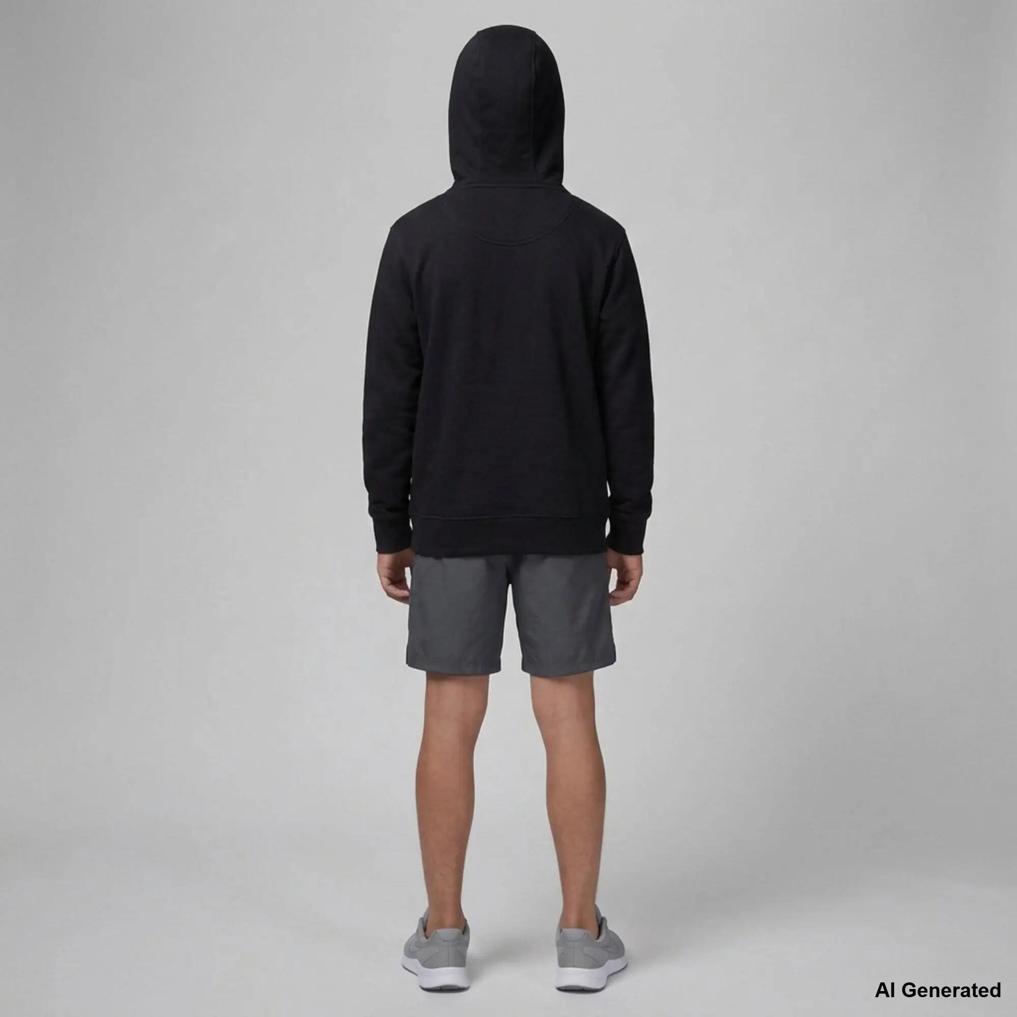 Kapuzenpullover Kinder Unisex Nike Sportswear Schwarz 95C573-023 4/5