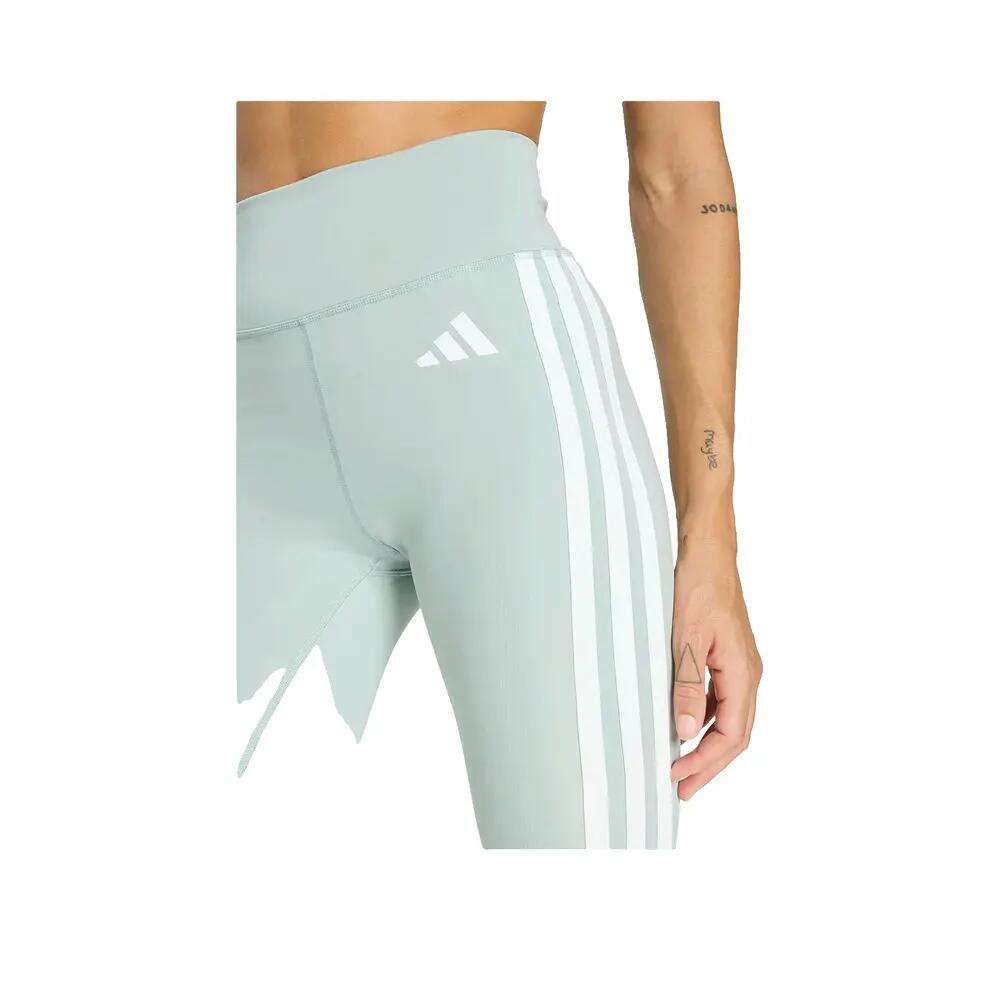 Leggings adidas essentiels 3 banden Groen/Wit 6/6