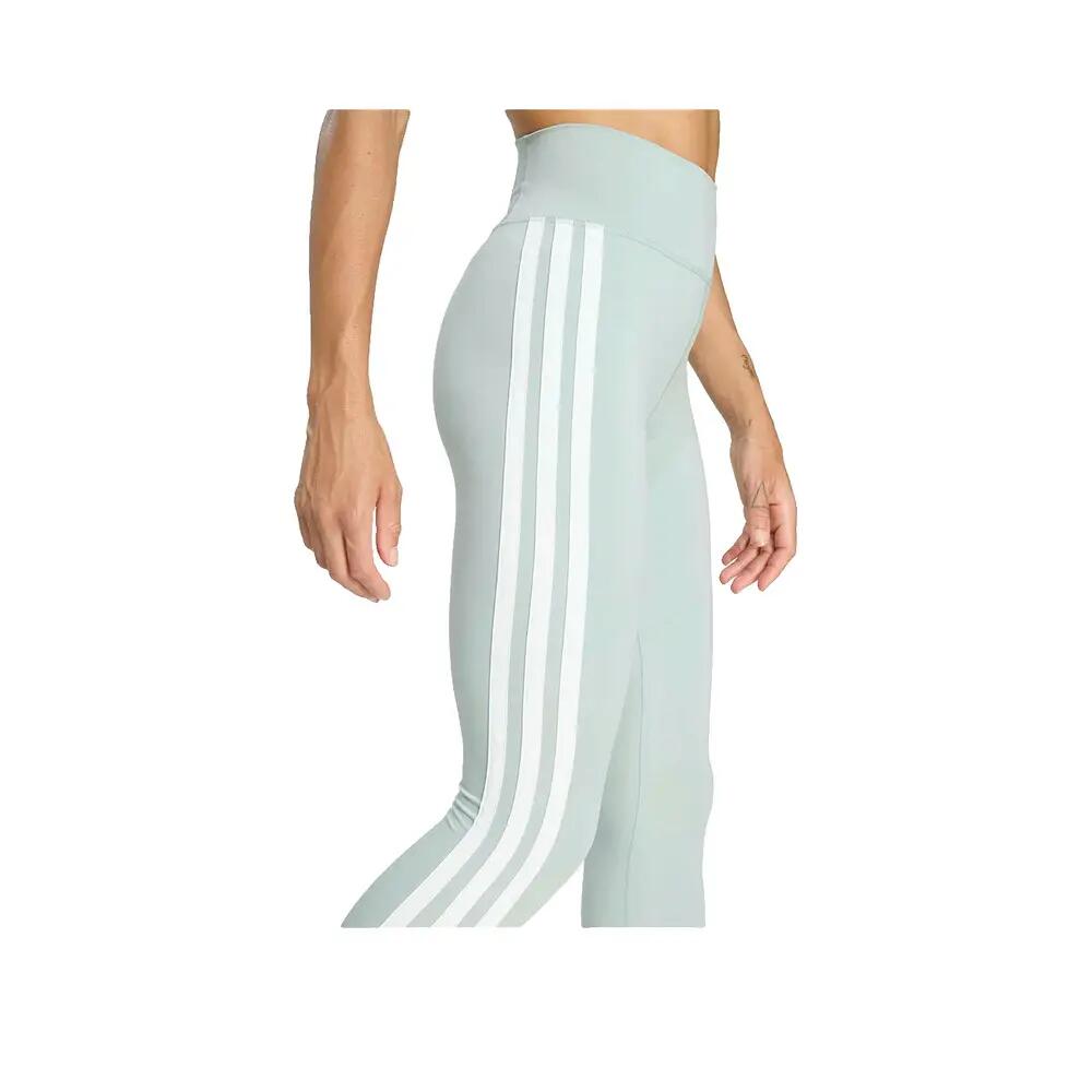 Leggings adidas essentiels 3 banden Groen/Wit 5/6