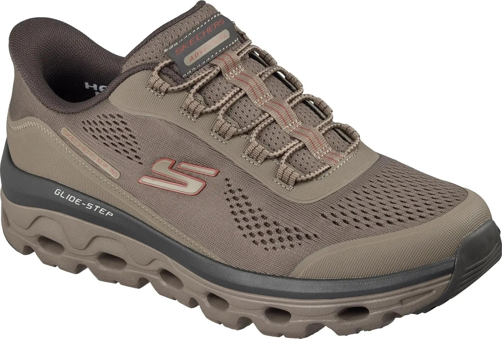 Chaussures Lifestyle Skechers Slip-ins Glide-Step Sole Glover Peak Marron Homme 5/5