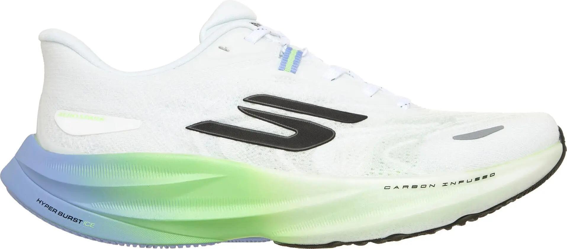 Zapatillas de running Skechers Aero Spark blancas/verdes para mujer 1/5