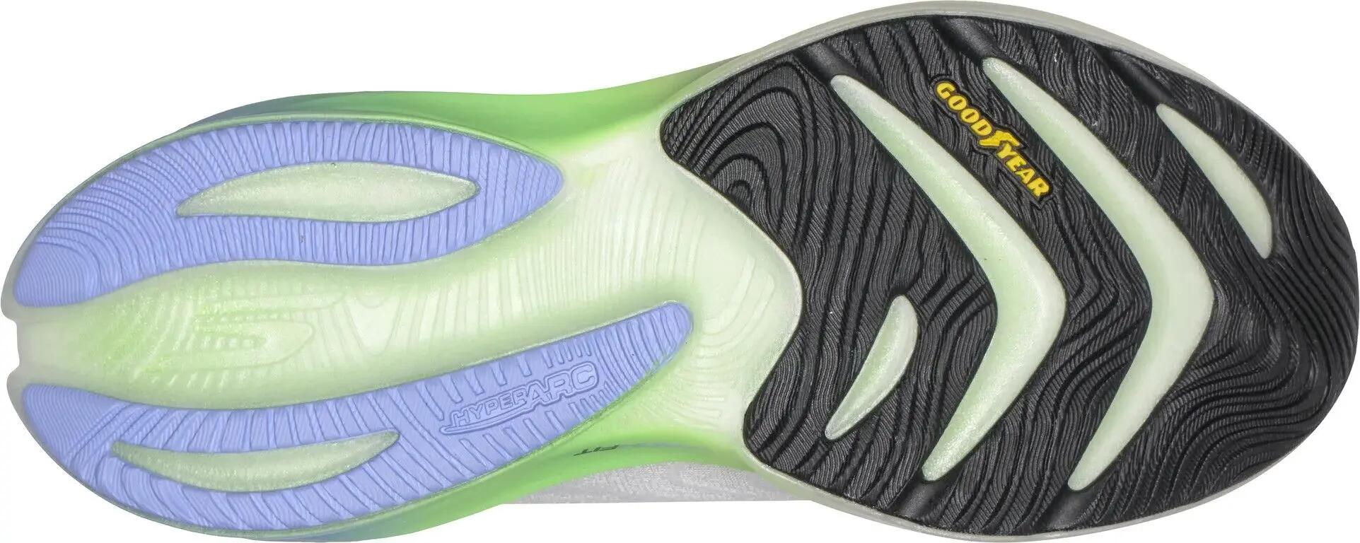 Chaussures Running Skechers Aero Spark Blanc/Vert Femme 4/5