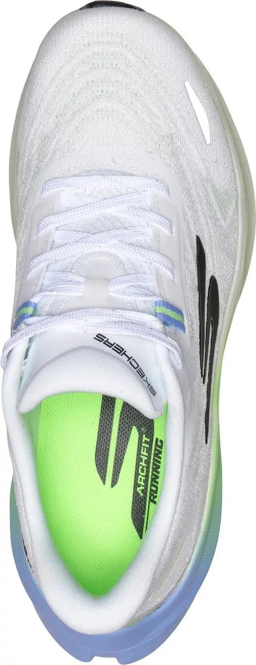 Chaussures Running Skechers Aero Spark Blanc/Vert Femme 3/5