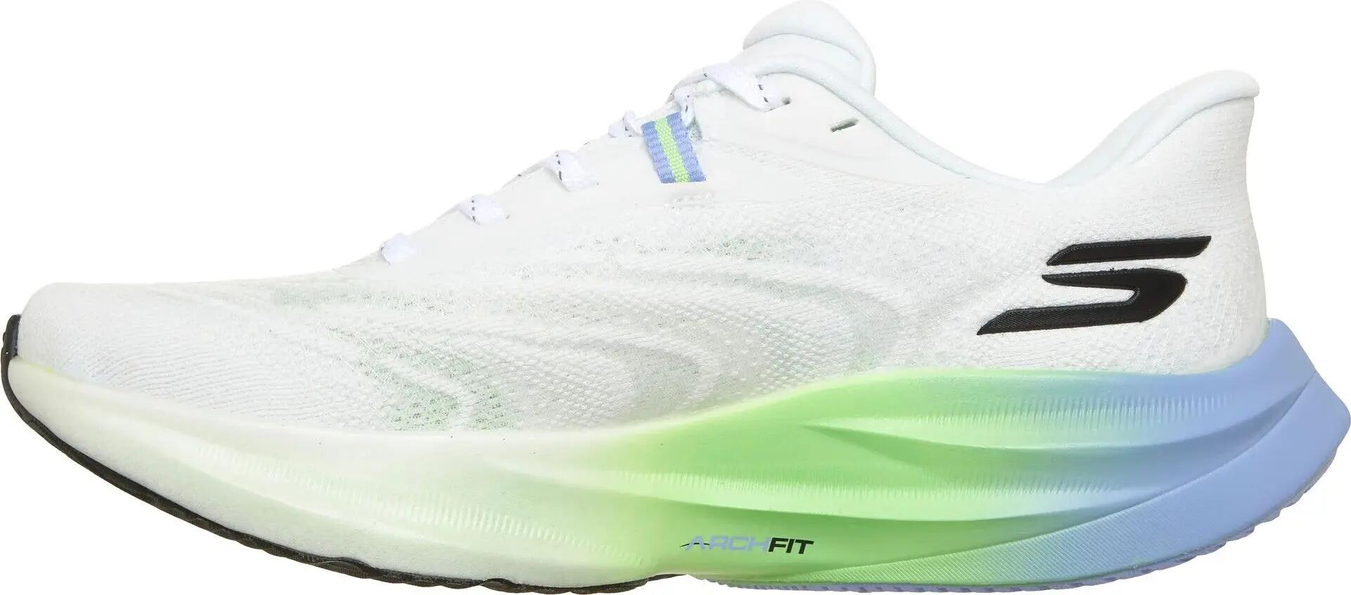 Zapatillas de running Skechers Aero Spark blancas/verdes para mujer 2/5