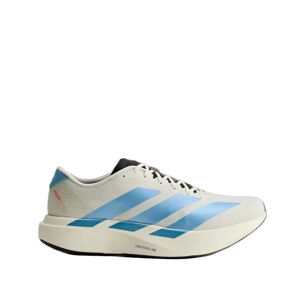 Zapatillas de correr adidas Adizero Evo SL Blancas/Azul claro/Rojo ladrillo 6/6
