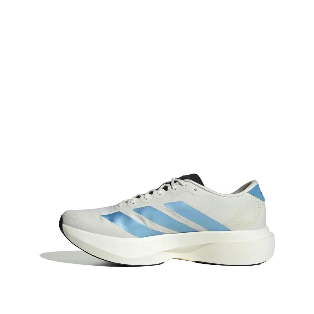 Zapatillas de correr adidas Adizero Evo SL Blancas/Azul claro/Rojo ladrillo 5/6
