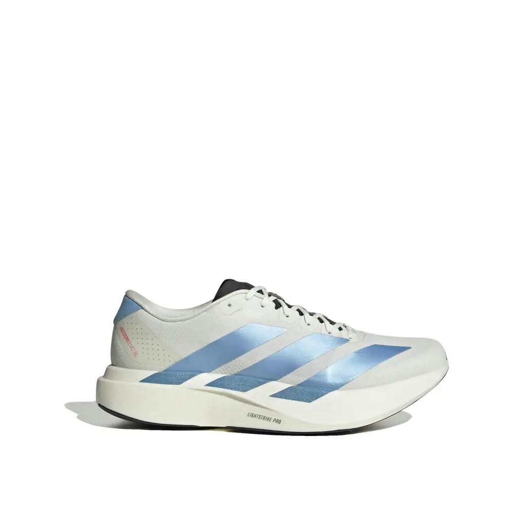 Zapatillas de correr adidas Adizero Evo SL Blancas/Azul claro/Rojo ladrillo 2/6