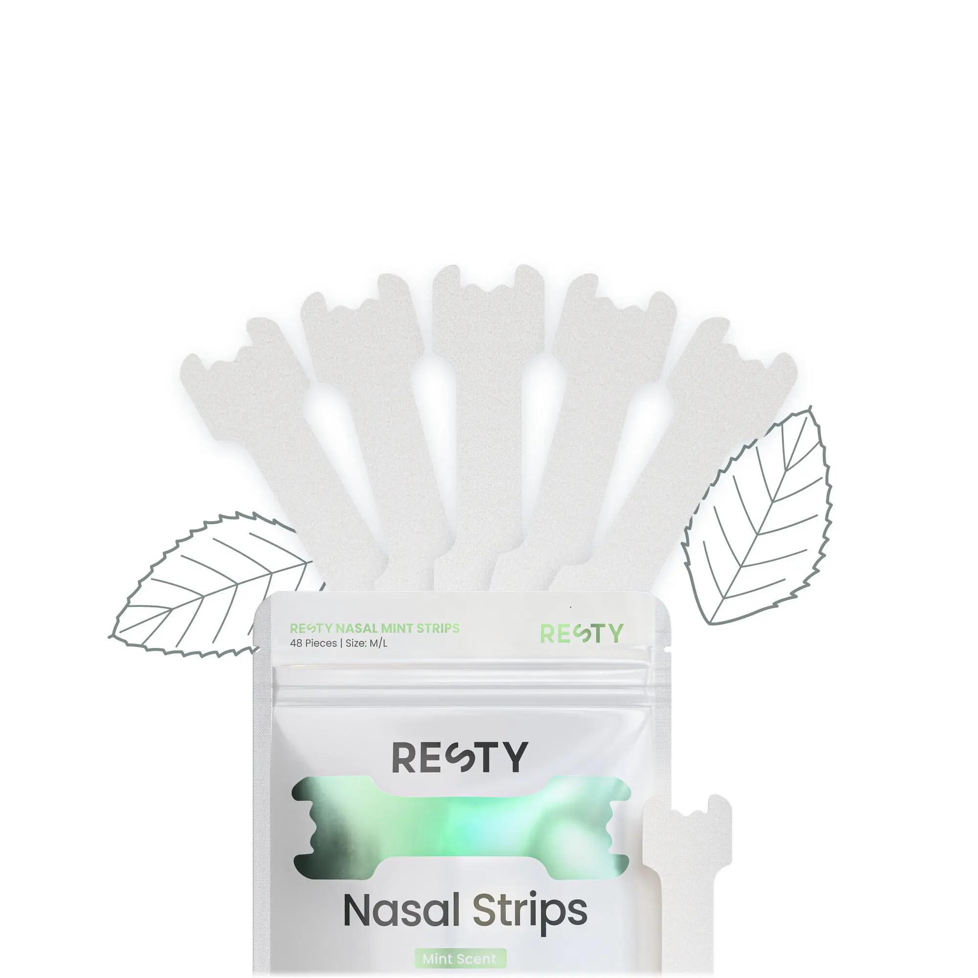 Nasal strips for running and sleep 48 pieces Minty mint scented 7/9