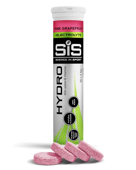Comprimés effervescents électrolytes - 20 pièces - Go Hydro Pamplemousse Rose