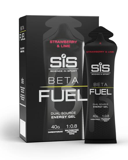Gel énergétique - 6 x 60ml - Beta Fuel Fraise & Citron Vert