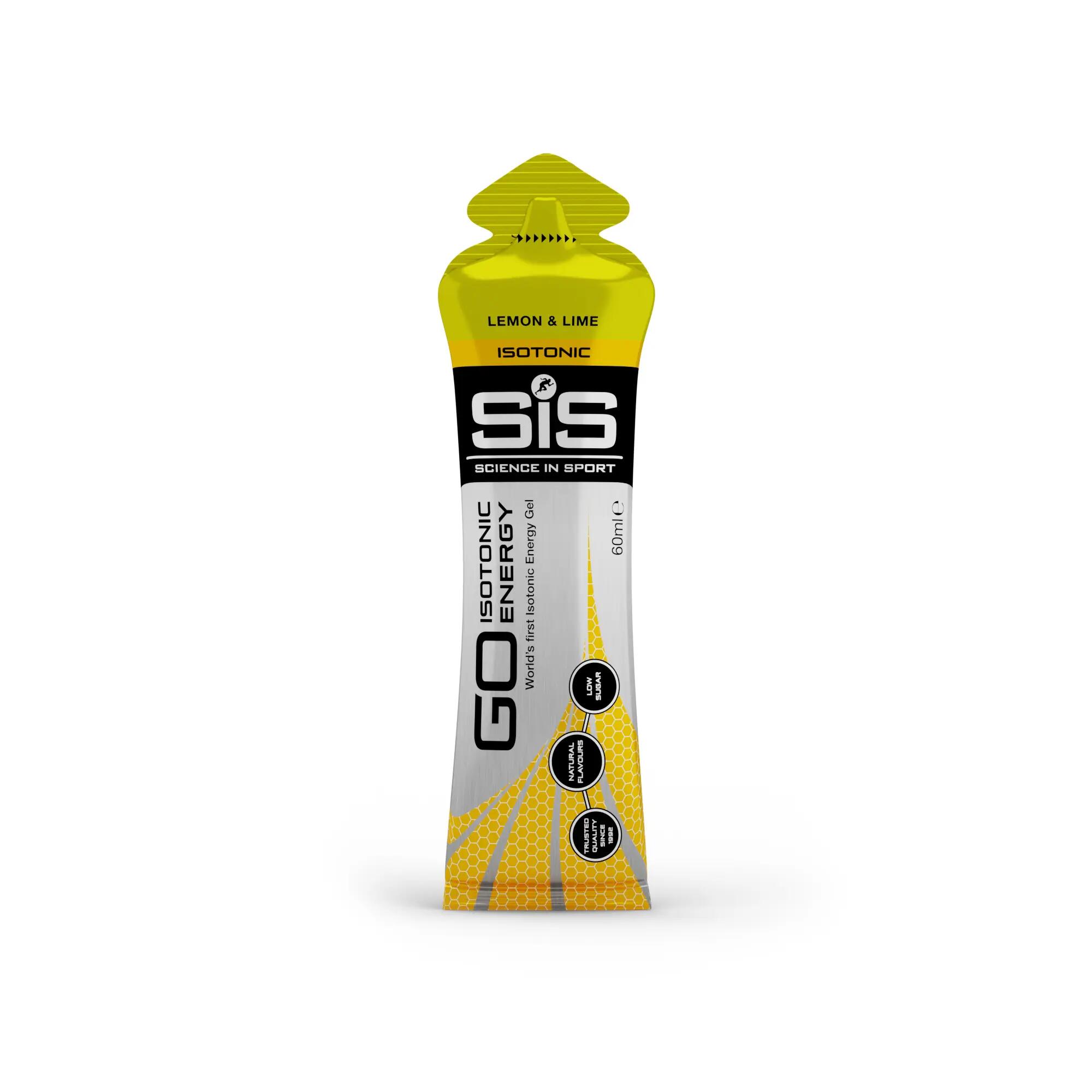 SIS GO Isotonic Energy Gels (30x60ml) Lemon & Lime - Énergie et endurance 2/3