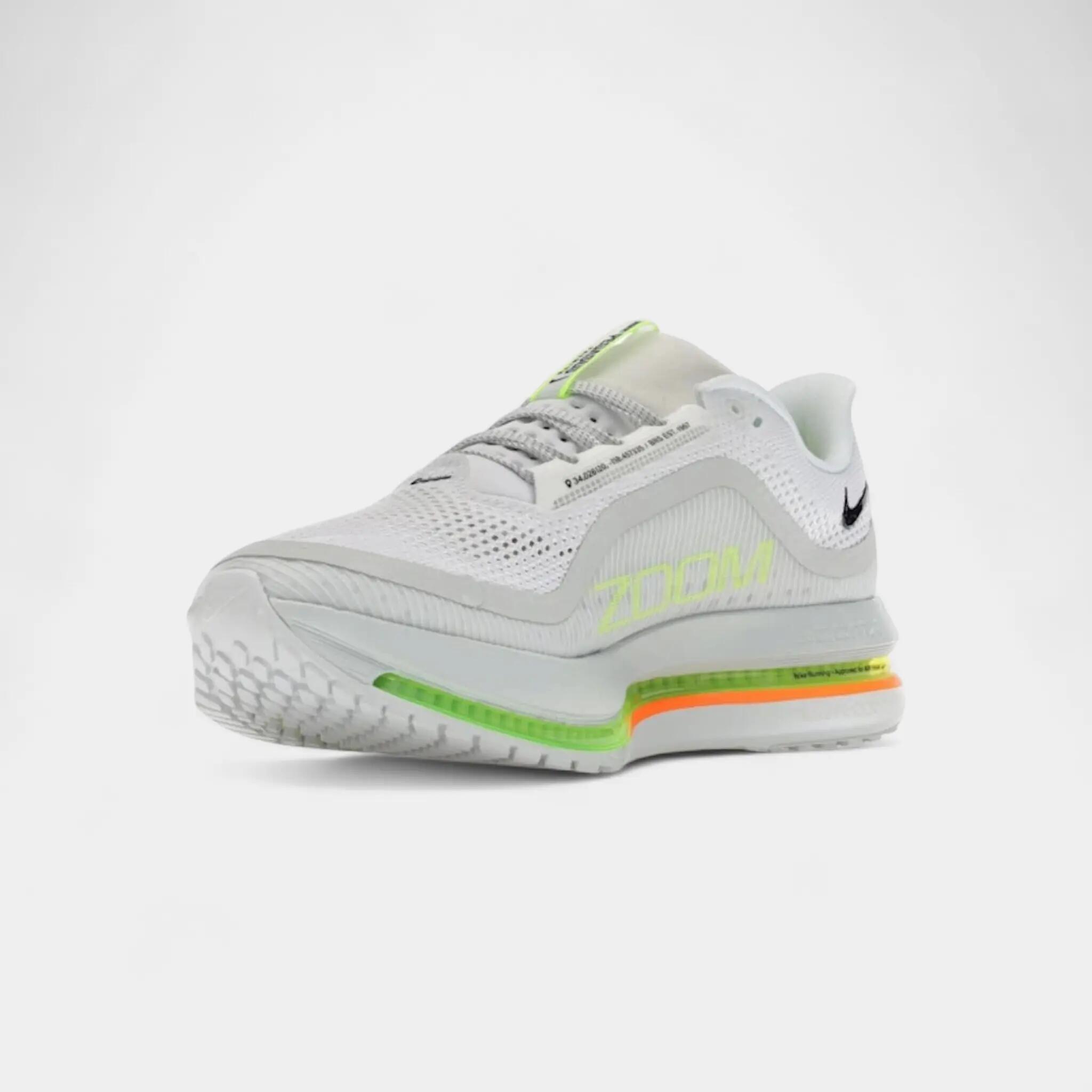Nike Air Zoom Pegasus Premium White Volt Black 3/4