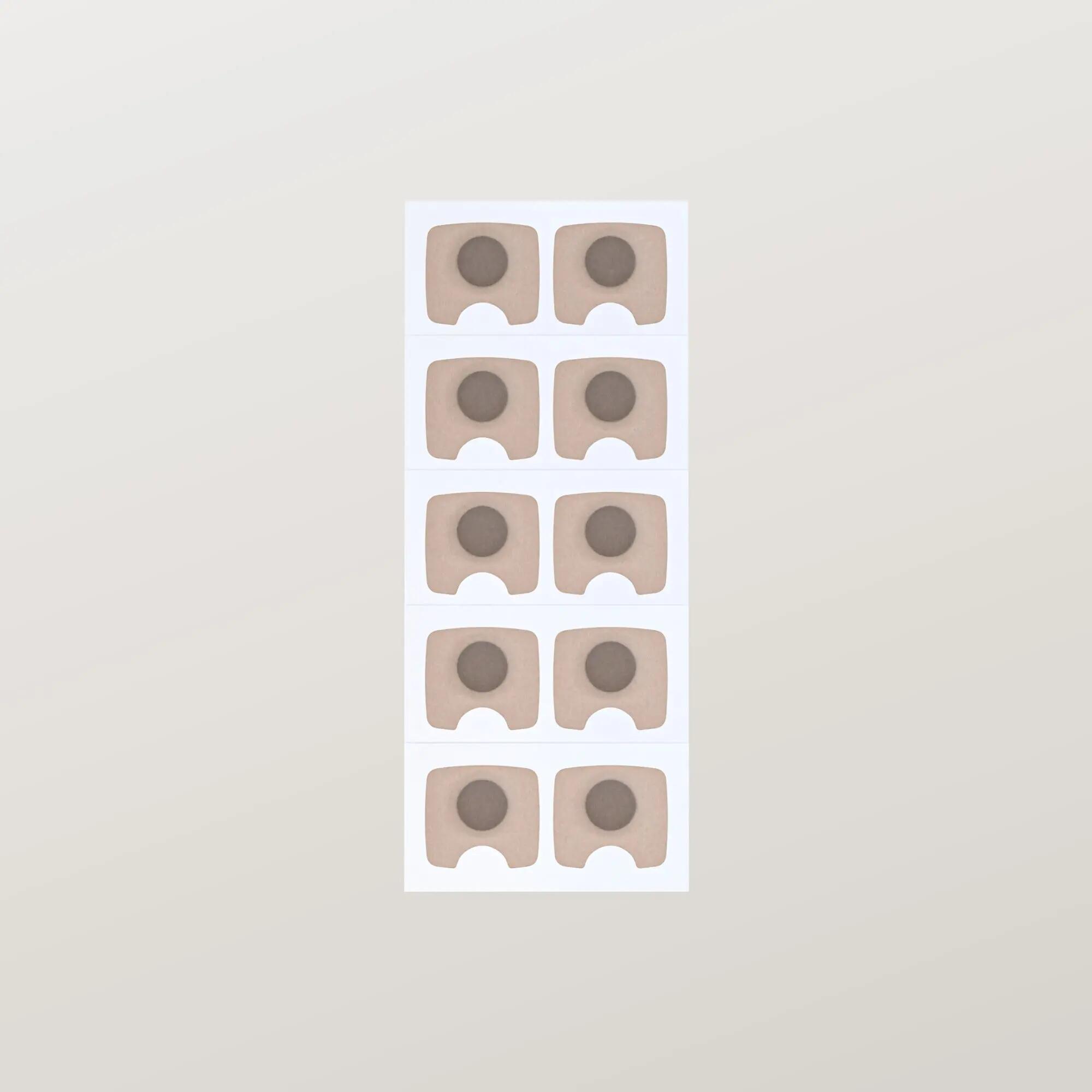 Zelfklevende navulpads voor magnetische neusstrips 30 sessies 2/5