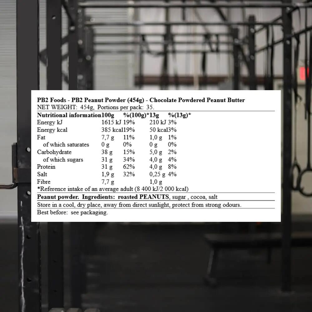 PB2 Foods PB2 Peanut Powder (454g) Chocolate Powdered Peanut Butter 3/3