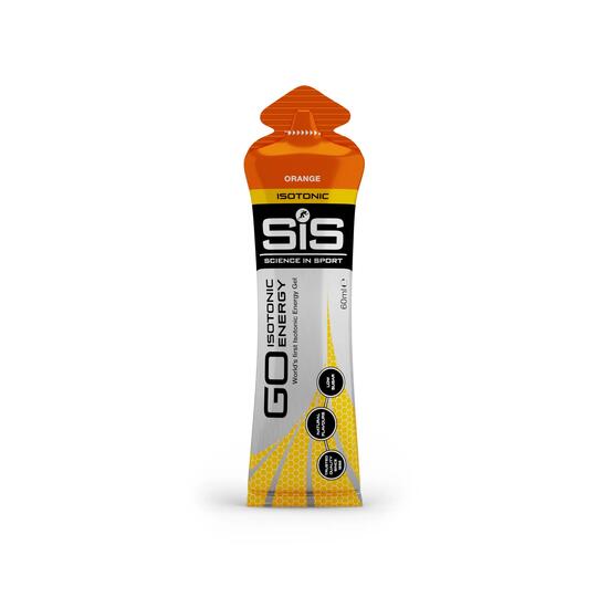 SIS GO Isotonic Energy Gels (30x60ml) Orange - Énergie et endurance