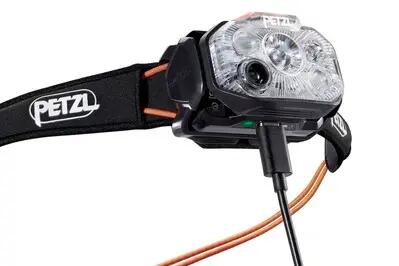 Linterna frontal Swift RL 1200 lúmenes Black/ Orange running Naranja PETZL 4/6