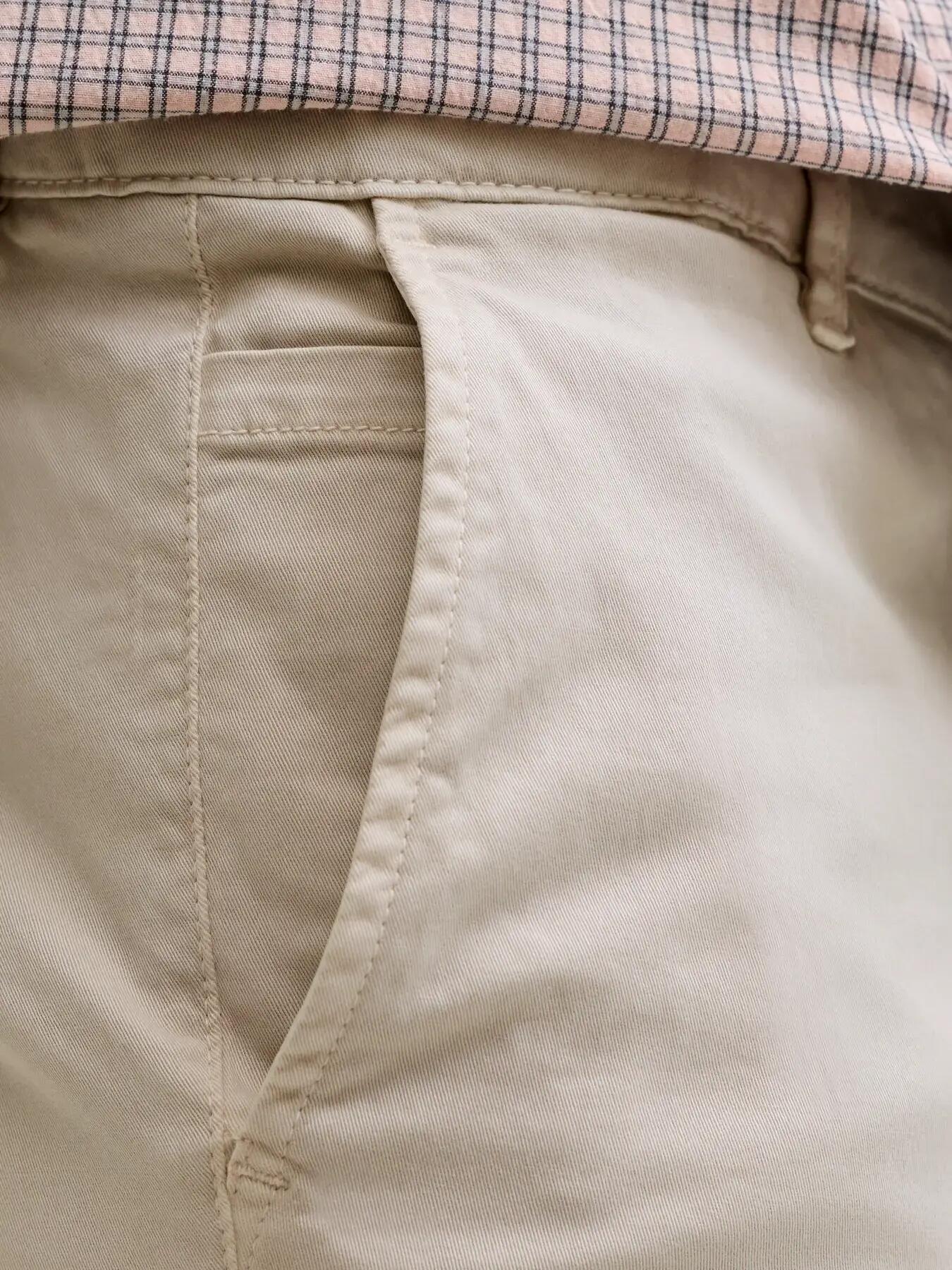 Homme Short chino Relaxed Fit Ace Vance Gris clair 6/8