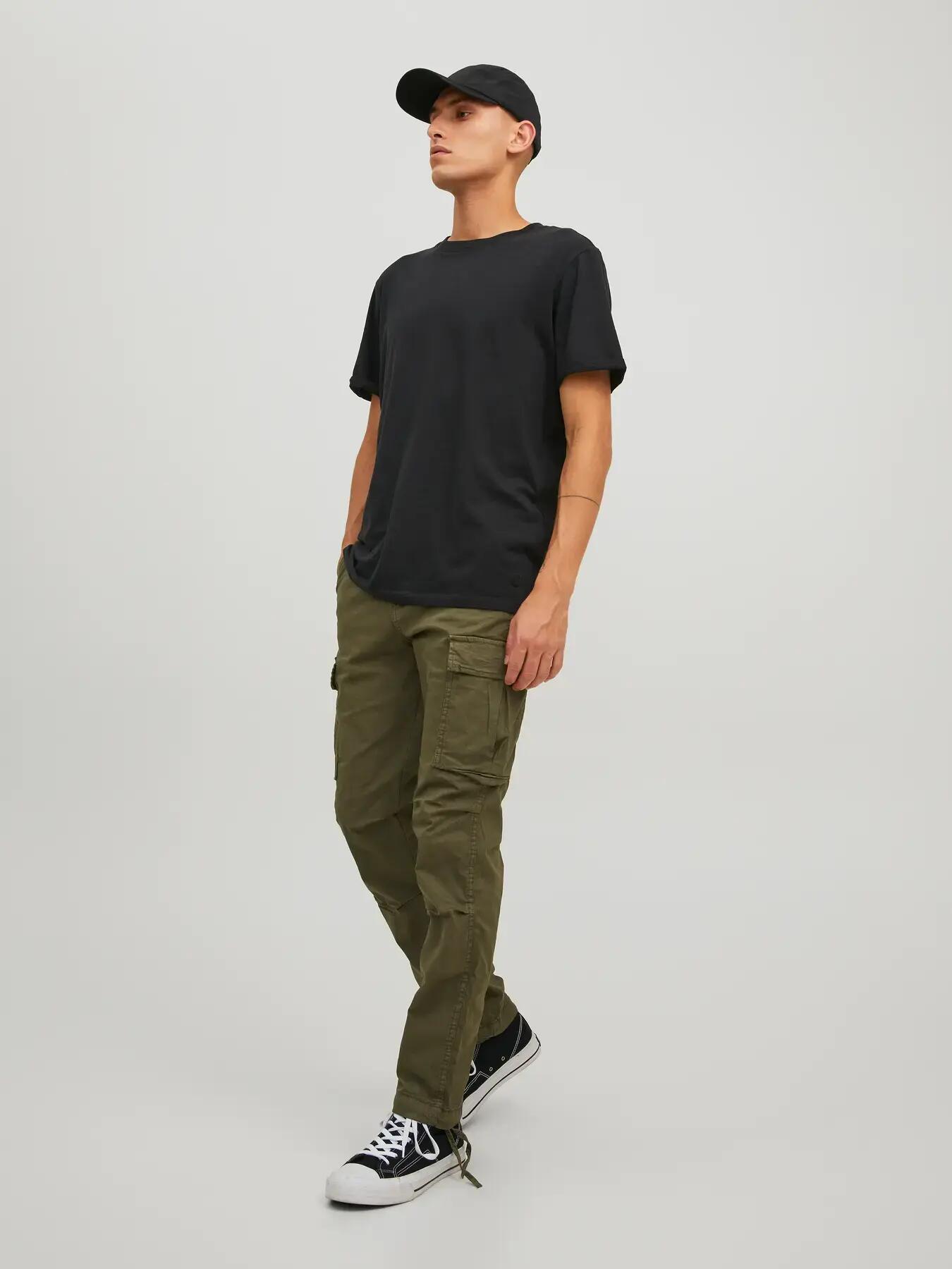 Homme Pantalon cargo Tapered Fit Ace Tucker L30 Vert foncé 5/8