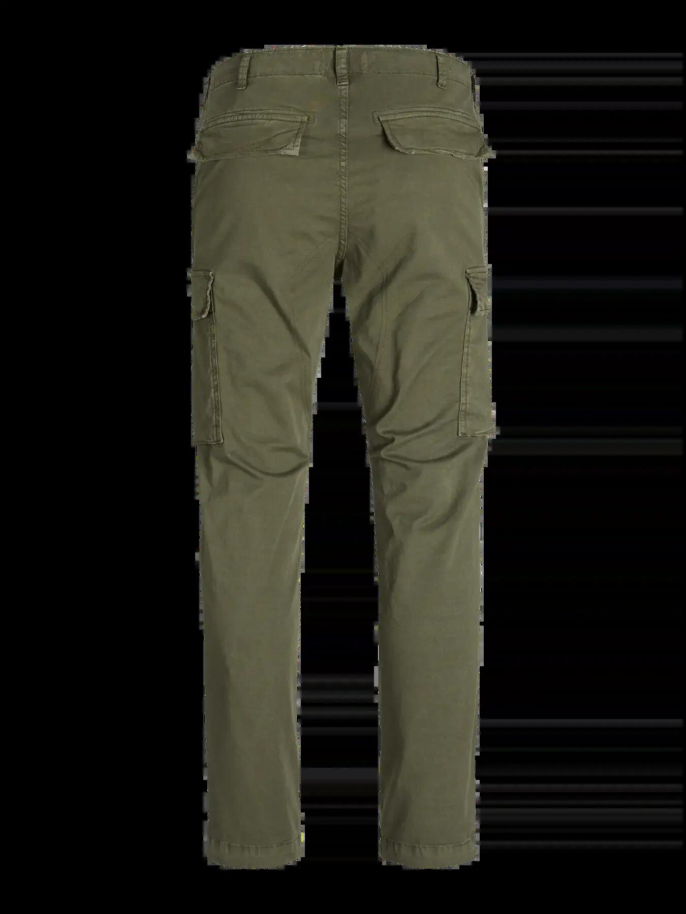 Homme Pantalon cargo Tapered Fit Ace Tucker L30 Vert foncé 2/8