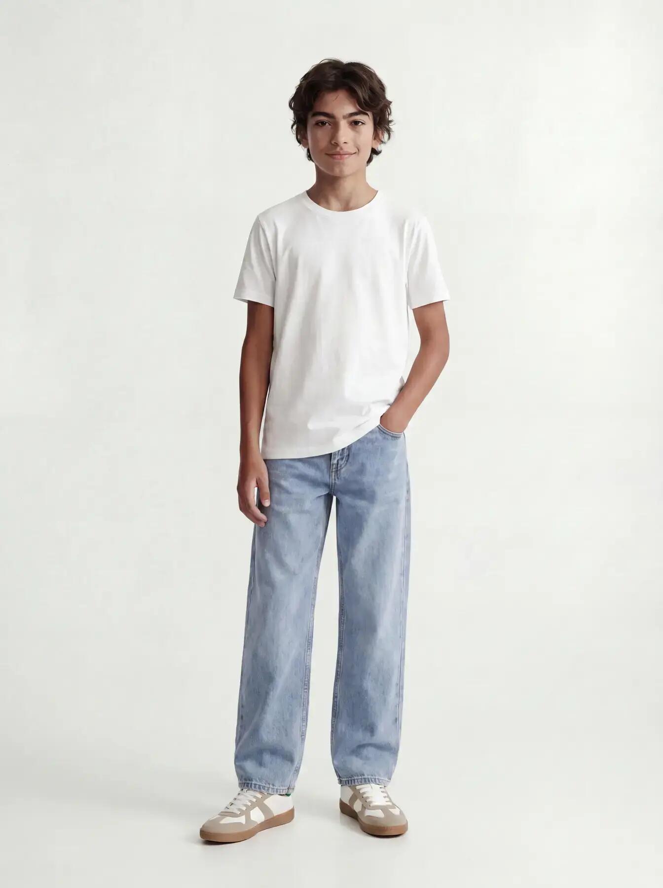 Jungen Jeans Baggy Fit Alex Original 710 Blau 5/8