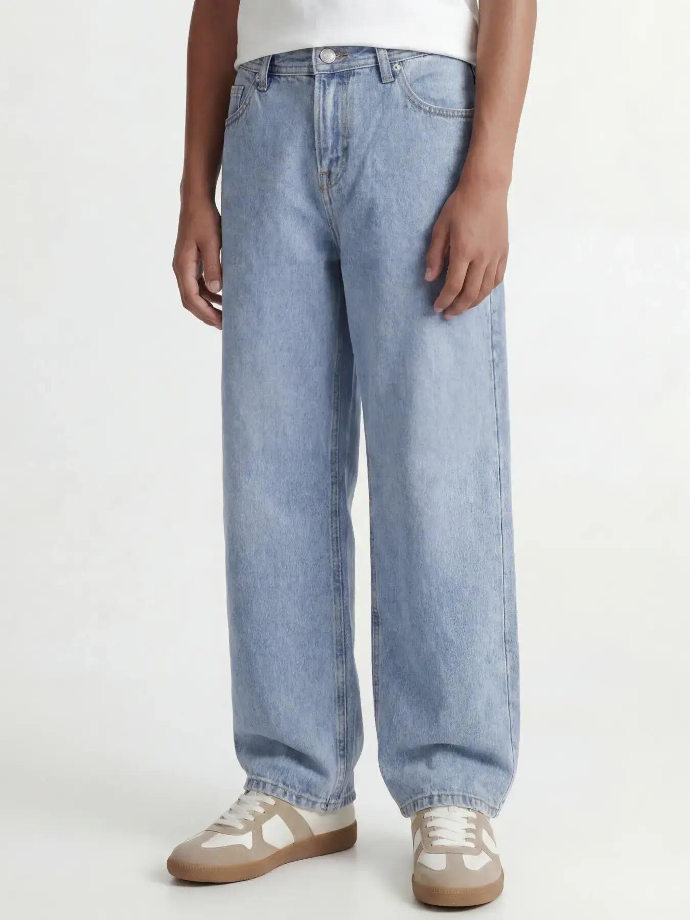 Jungen Jeans Baggy Fit Alex Original 710 Blau 3/8