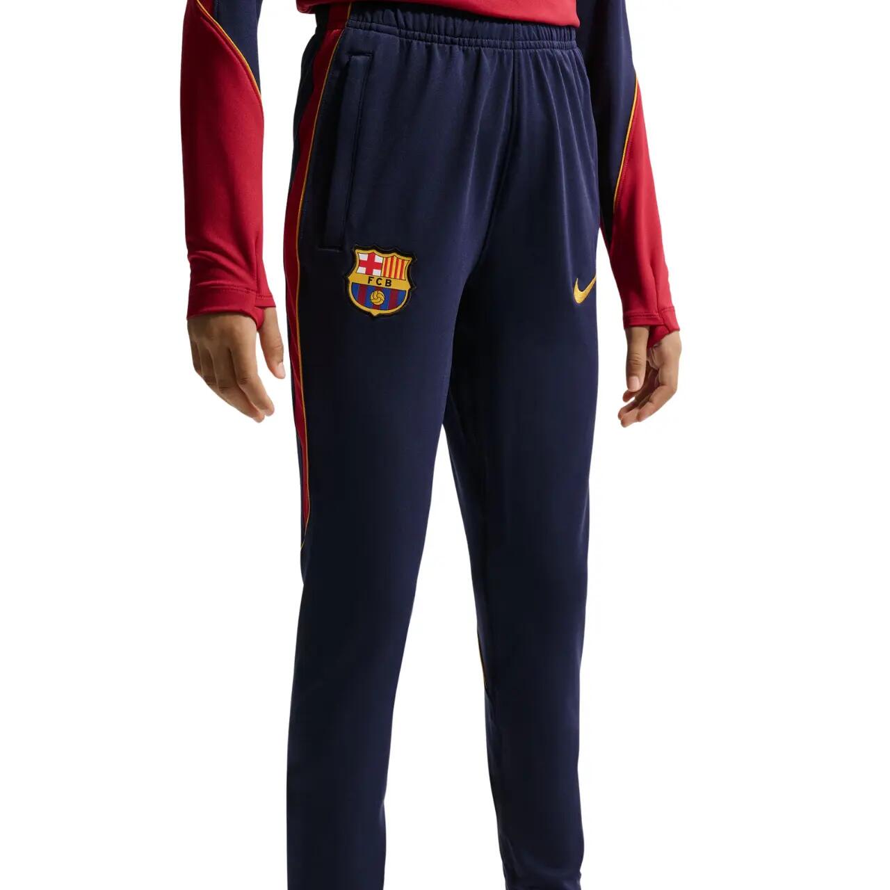 Dziecięce spodnie Nike FC Barcelona Strike do piłki nożnej 3/3